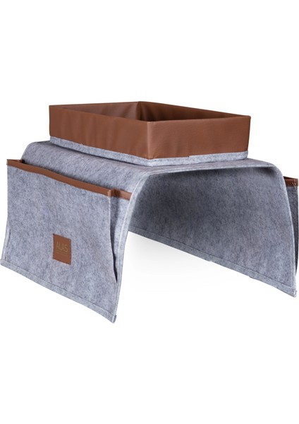 Çok Amaçlı Deri Şeritli Cepli Koltuk Kenarı Düzenleyici 03938 ( Lisinya ) modelleri