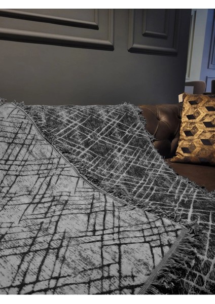 Pamuklu Lüks Kaymaz Koltuk Örtüsü | Koltuk Şalı | Çok Amaçlı Örtü fiyatları