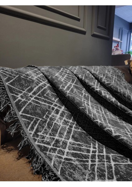 Pamuklu Lüks Kaymaz Koltuk Örtüsü | Koltuk Şalı | Çok Amaçlı Örtü modelleri