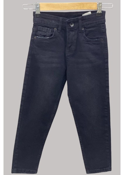 Mojo Erkek Çocuk 1-12 Yaş Taşlamalı Kot Pantolon 486 Siyah