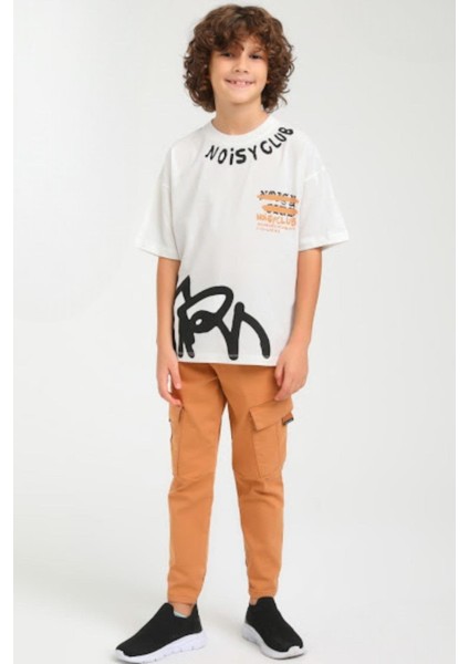 Erkek Çocuk 4-14 Yaş Cep Detaylı Ultra Esnek Pantolon 23014 Camel modelleri