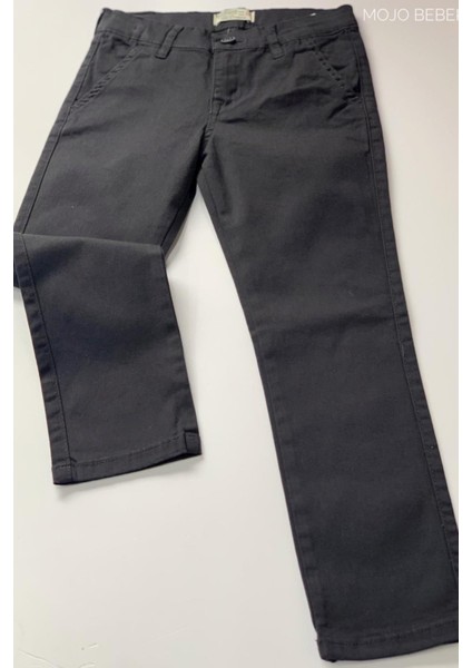 Erkek Çocuk 5-14 Yaş Kanvas Pantolon 5267 Füme