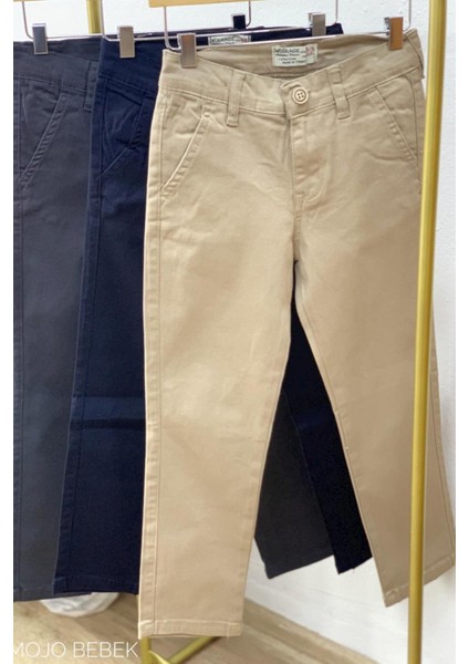 Erkek Çocuk 5-14 Yaş Kanvas Pantolon 5267 Füme