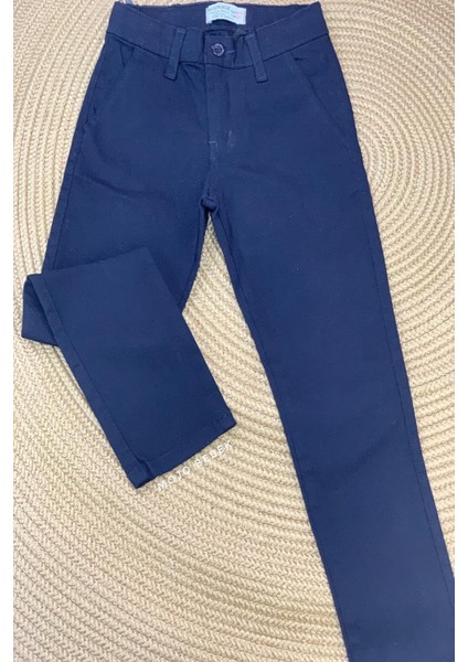 Erkek Çocuk 5-14 Yaş Kanvas Pantolon 5037 Lacivert fırsatları