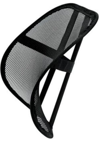 Fileli Ortopedik Oto Bel Sırt Destek Minderi Ayarlanabilir Terletmeyn Ofis Koltuk Bel Dayama Filesi