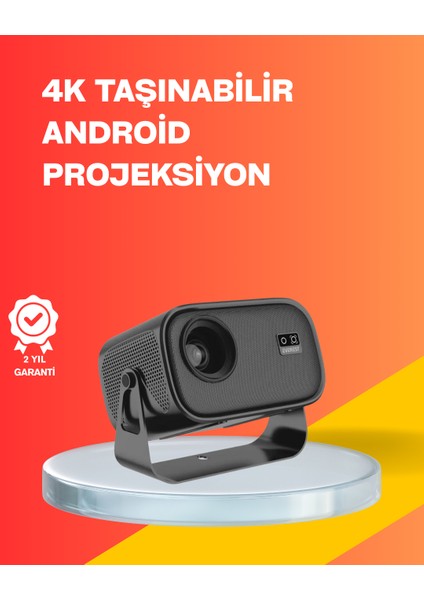 4000 Lümen Parlaklık Değerine Sahip Ev ve Ofis Projektör