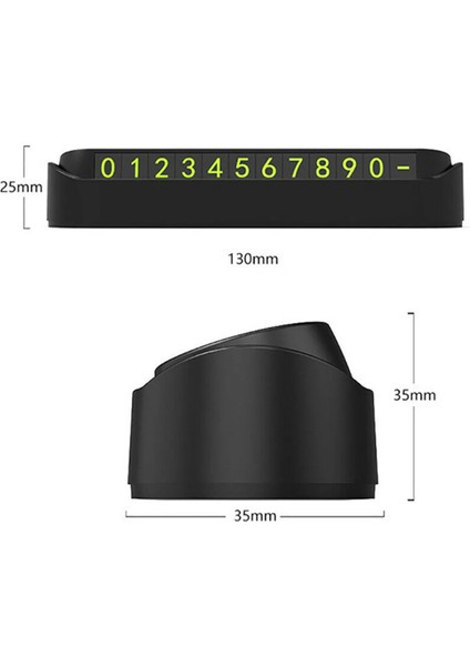 Kokulu Fosforlu Araç Numaratör Torpido Kaymaz Telefon Stand Kablo Kredi Kart Tutucu Araba Parktel Cn modelleri