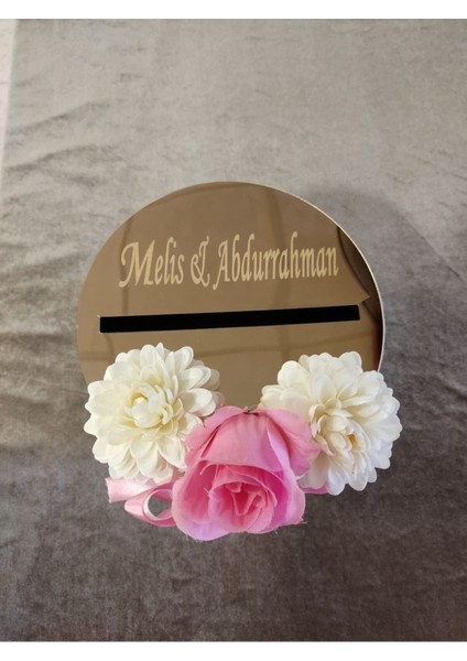 Takı Kutusu Özel Tasarım Düğünde Para Toplama Kutusu, Kırgım Kutusu Pembe