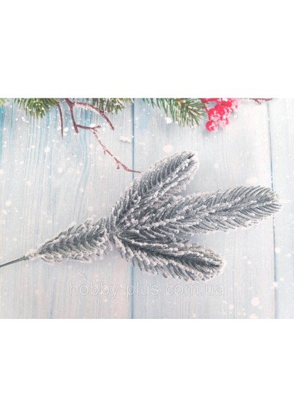 Karlı Yılbaşı Çam Dalı Gerçek Görünümlü 1 Adet fiyatları