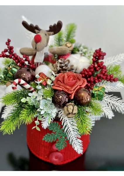 Yılbaşı Lüks Tasarım Masa Üstü Dekor fiyatları