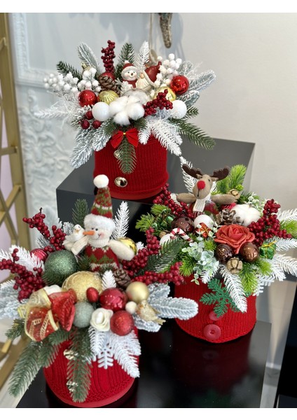 Yılbaşı Lüks Tasarım Masa Üstü Dekor indirimleri