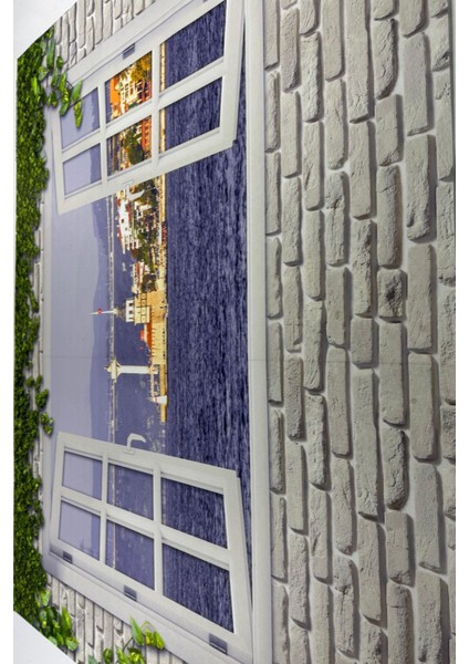 Duvar Kağıdı - Deniz ve Şehir Manzaralı, Isı ve Ses Yalıtımlı, Sağlıklı Tekstil Duvar Kağıdı modelleri