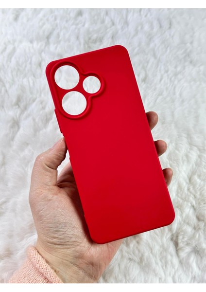 Redmi 13 - Silikon Darbe Emici Klasik Korumalı Rubber Kılıf