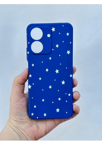 Redmi 13C-MINI Yıldız Desenli Lansman Kamera Korumalı Yumuşak Silikon Rubber Kılıf fiyatları