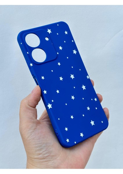 Redmi 13C-MINI Yıldız Desenli Lansman Kamera Korumalı Yumuşak Silikon Rubber Kılıf modelleri