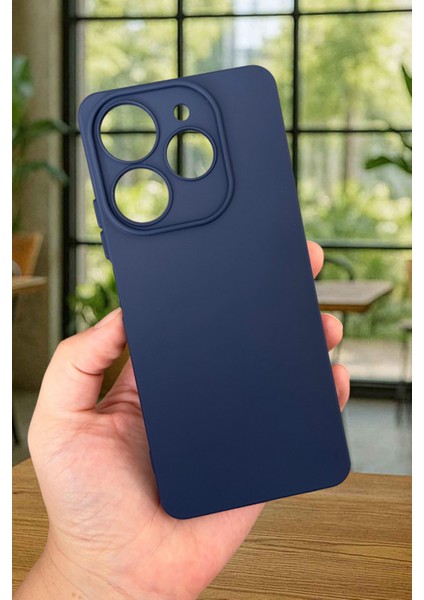 Tecno Spark 10 Pro Uyumlu Silikon Darbe Emici Klasik Korumalı Rubber Kılıf