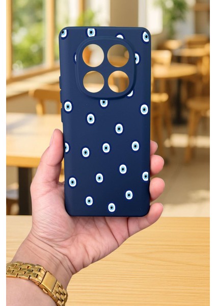 Xiaomi Redmi Note 14 Pro 5g Nazar Boncuk Desenli Silikon Darbe Emici Klasik Korumalı Rubber Kılıf fiyatları