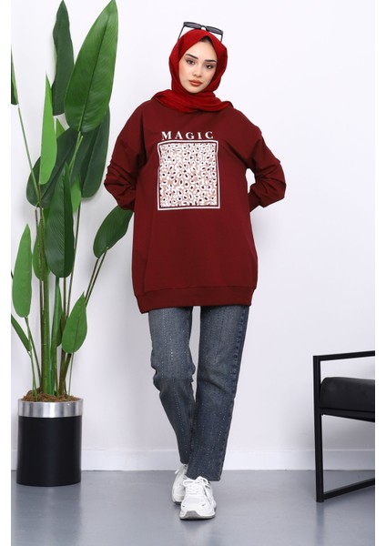 Mürdüm Bisiklet Yaka Baskılı Sweat fiyatları