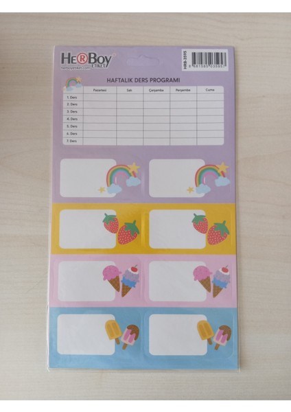 Herboy Etiket – Paket Içi 3 Tabaka, 4’lü Pratik Set ile Düzeni Yakala!