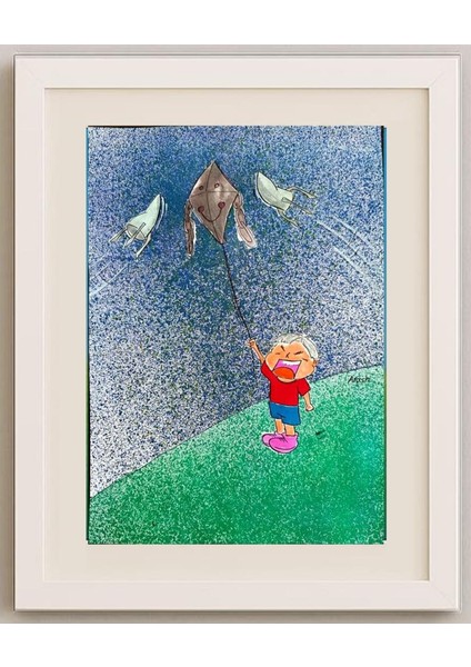 Arash Pour Jabbar 29X21CM Orijinal Karikatür Tablo fırsatları