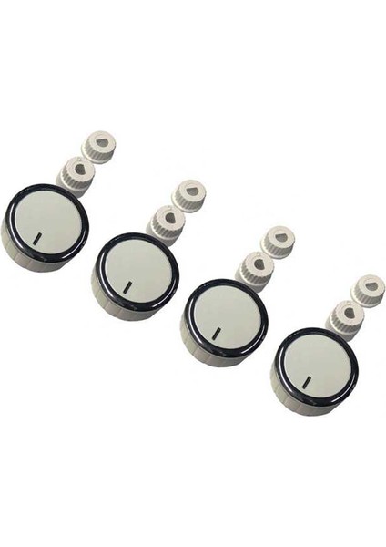 Üniversal Ankastre Ocak Fırın Düğme Seti Beyaz Plus