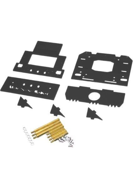 Mini Sumo Robot Gövdesi Sert Dayanıklıpleksiglass Siyah - 1 Adet