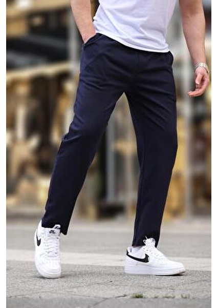 Lacivert Pantolon Erkekler İçin Cepli Dokuma Kumaş 65% Pamuk 6531 modelleri