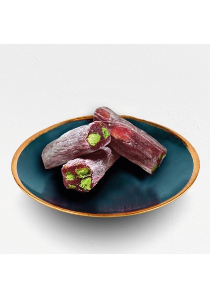 Antep Fıstıklı Fitil Lokum – Katkısız, Geleneksel (1000 Gr, Narlı)