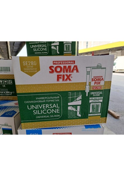 Genel Amaçlı Silikon (Seffaf) 280 gr 24 Adet