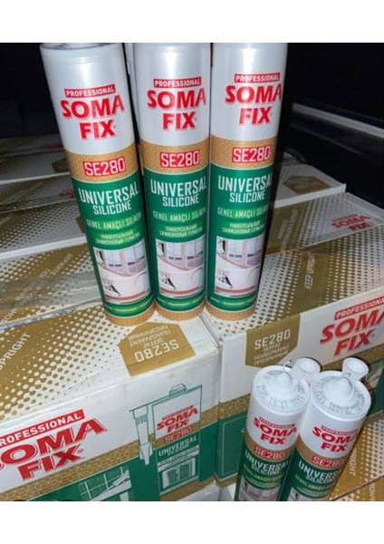 Genel Amaçlı Silikon (Seffaf) 280 gr 24 Adet modelleri