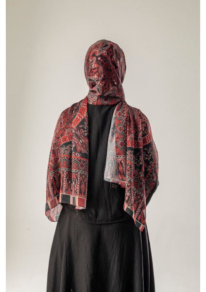 Kızıltaşı Etnik Desen Janjan Şal modelleri