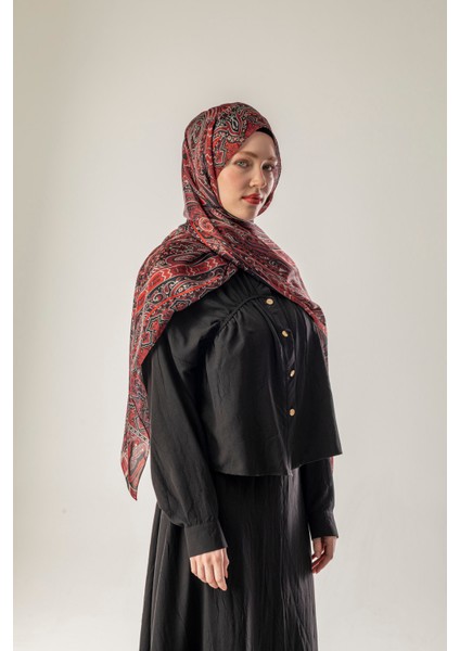 Kızıltaşı Etnik Desen Janjan Şal fırsatları