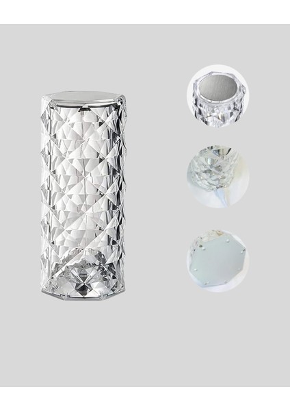 Kristal Tasarımlı Rgb LED Gece Lambası – Kumandalı Renk Değiştiren Dekoratif - M145R088-K08 indirimleri