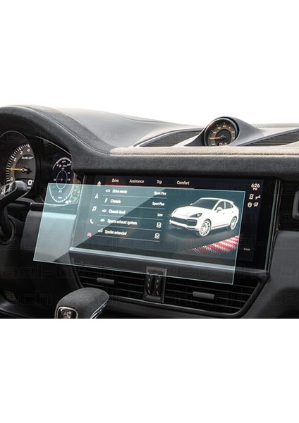 Porsche Cayenne 2018-2021 Uyumlu 10.9 Inç Navigasyon 9h Nano Ekran Koruyucu