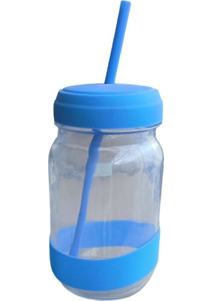 500 ml Cam Pipetli Kupa – Dayanıklı ve Modern Tasarım