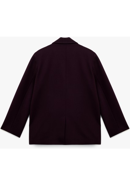 Düğmeli Cep Detaylı Uzun Kollu Kruvaze Yaka Blazer Ceket fırsatları