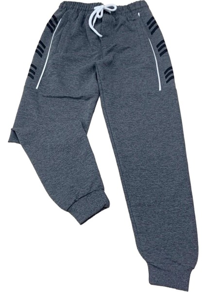 Mojo Erkek Çocuk Garson Boy Şeritli Eşofman Altı 2150 Füme