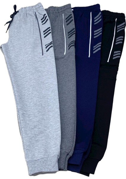 Mojo Erkek Çocuk Garson Boy Şeritli Eşofman Altı 2150 Füme