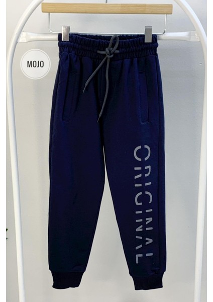 Mojo Erkek Çocuk Baskılı Lastikli Paça Eşofman Altı 2128 Lacivert indirimleri