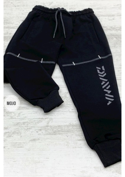 Mojo Erkek Çocuk Baskılı Eşofman Altı 2195 Siyah