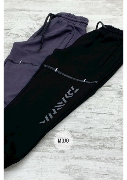 Mojo Erkek Çocuk Baskılı Eşofman Altı 2195 Siyah