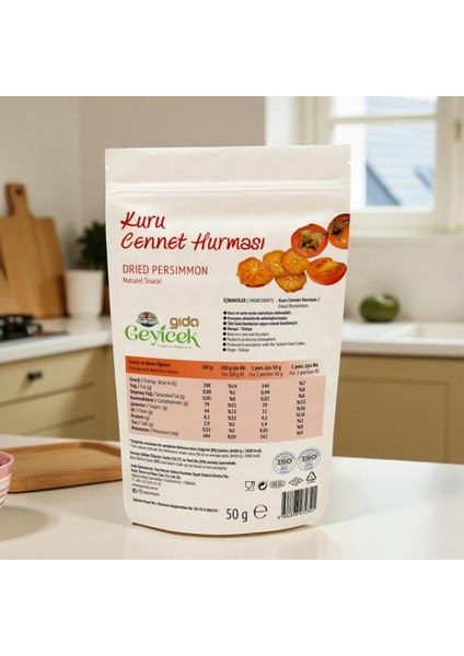 Kurutulmuş Cennet Hurması 50 gr fırsatları
