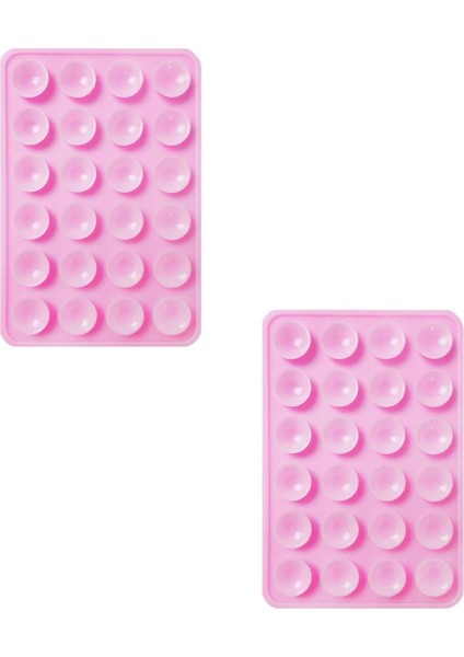 2pcs Silikon Emme Telefon Kılıfı Yapıştırıcı Montaj Telefon Aksesuarları Handfree Pink (Yurt Dışından) modelleri