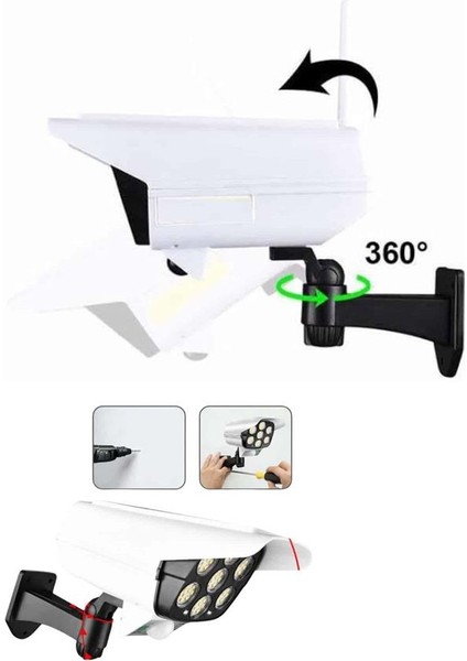 Solar Bahçe Lambası Uzaktan Kumandalı Kamera Görünümlü Hareket Sensörlü - M603K459-R42603 fırsatları