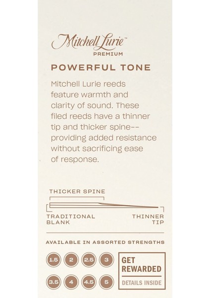 Rico M.lurie Prem. RMLP5BCL250 Sib Klarnet Kamışı No:2,5 fiyatları