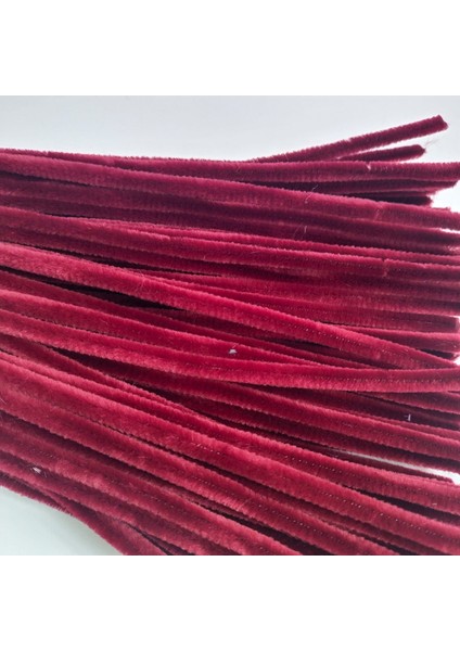 30 cm A079 Kod Şönil 🌺😊tüylü Hobi Çubuğu 100 Lü Paket modelleri