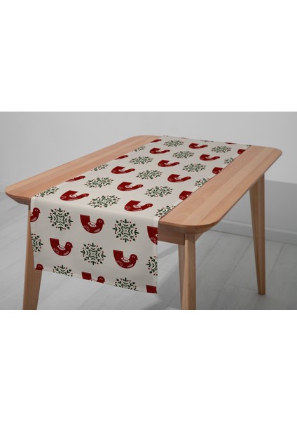 Dijital Baskılı Runner - Yılbaşı / Christmas Desenli - 140X40 cm modelleri