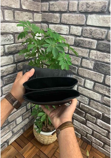 Guard Siyah Deri Omuz Askılı Çanta modelleri