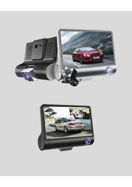 Araç Kamerası 3’lü Full Hd Dvr 1080P Gece Görüşlü ve G-Sensörlü fiyatları