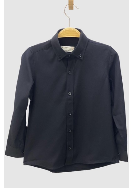 Mojo Erkek Çocuk Yakası Düğmeli Gömlek 1001235 Siyah fırsatları